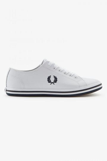 Fred Perry Kingston Miesten Kengät Valkoinen | FI 1904EBCX